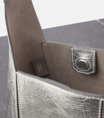 Schultertasche Diamond Small aus Metallic-Leder | Jimmy Choo