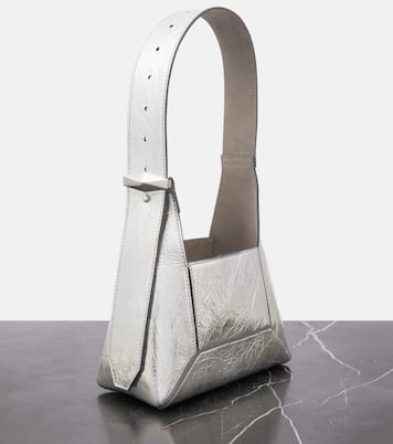 Schultertasche Diamond Small aus Metallic-Leder | Jimmy Choo