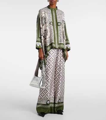 Schultertasche Diamond Small aus Metallic-Leder | Jimmy Choo