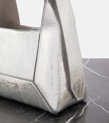 Schultertasche Diamond Small aus Metallic-Leder | Jimmy Choo