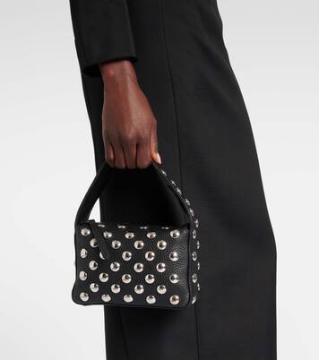 Elena Small studded leather shoulder bag | Khaite