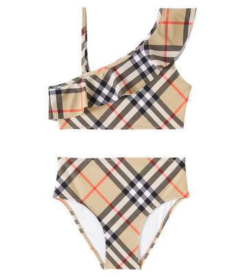 Burberry Check ruffled bikini | Burberry Kids