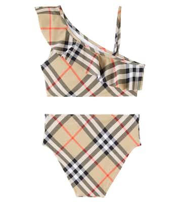 Burberry Check ruffled bikini | Burberry Kids