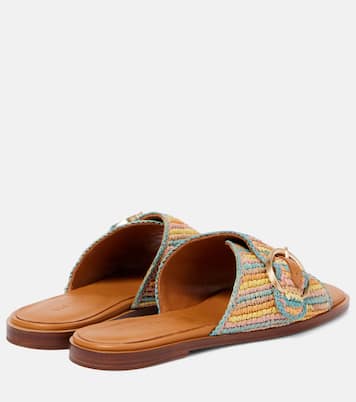 Irme raffia slides | Clergerie