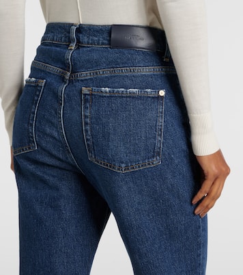 High-Rise Cropped Straight Jeans | 7 For All Mankind