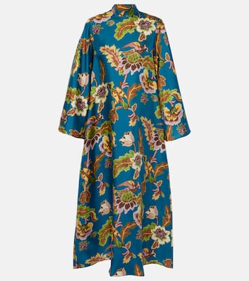 Magnifico printed silk midi dress | La DoubleJ