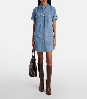 Robe chemise Warren en jean | Veronica Beard