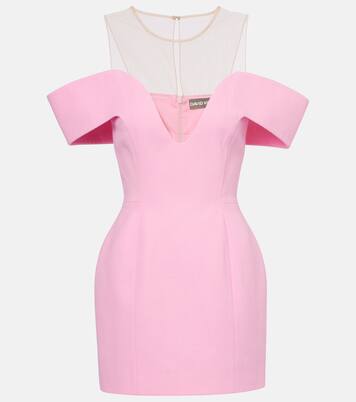 Robe en crêpe de laine vierge | David Koma