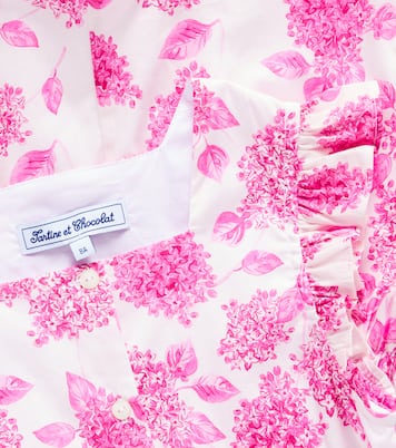 Combi-short en coton à fleurs | Tartine et Chocolat