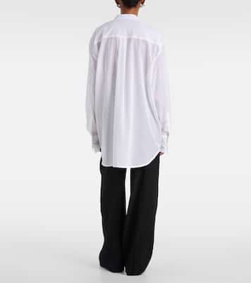 Oversize-Hemd aus Baumwoll-Voile | Toteme