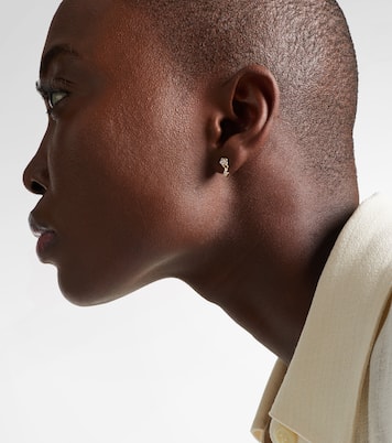 Ohrringe Richie aus 10kt Gelbgold (417/1000) mit Diamanten | Stone and Strand