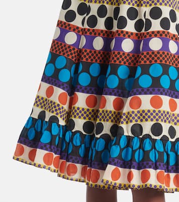 Printed cotton midi skirt | Valentino