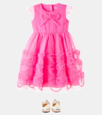 Bow tulle dress | Self-Portrait Kids