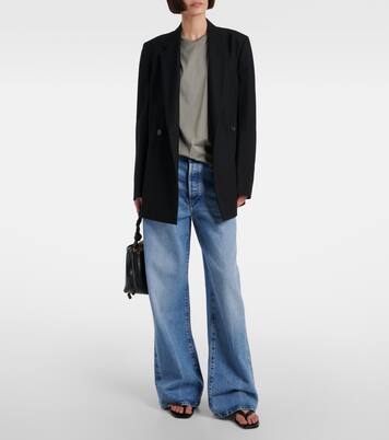 Loose mid-rise wide-leg jeans | Frame