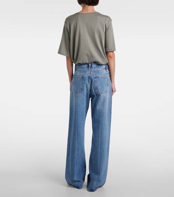 Loose mid-rise wide-leg jeans | Frame