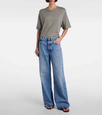Loose mid-rise wide-leg jeans | Frame
