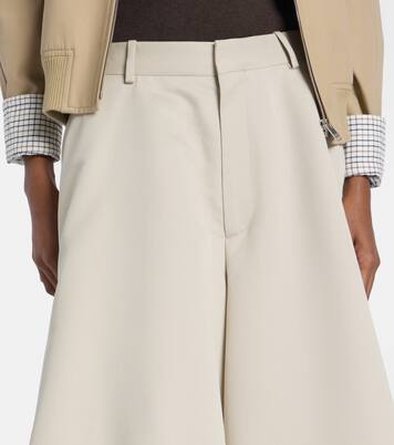 Cotton and silk twill culottes | Bottega Veneta