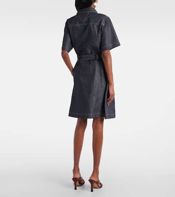 Denim midi dress | Bottega Veneta