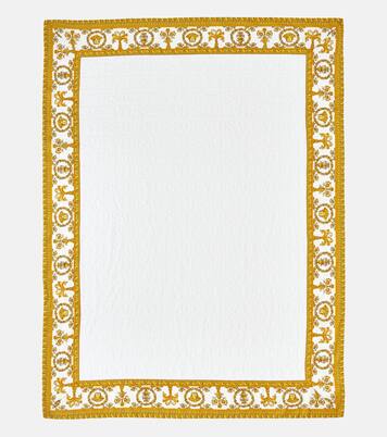 Versace Allover cotton terry beach towel | Versace Home