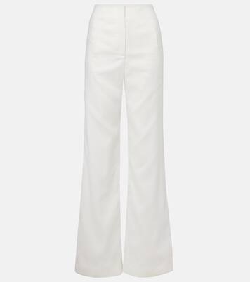 Jude linen-blend wide-leg pants | Veronica Beard