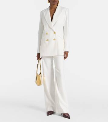 Jude linen-blend wide-leg pants | Veronica Beard