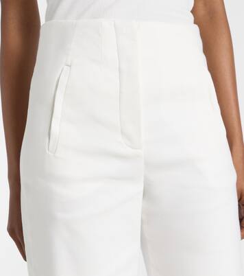 Jude linen-blend wide-leg pants | Veronica Beard