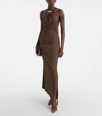 Vivi 65 crystal-embellished mesh mules | Jimmy Choo