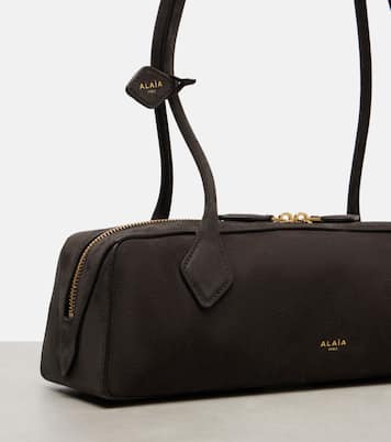 Sac Le Teckel Medium en daim | Alaïa