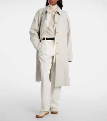 Pluma cotton and cashmere coat | The Row