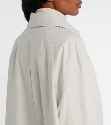 Pluma cotton and cashmere coat | The Row