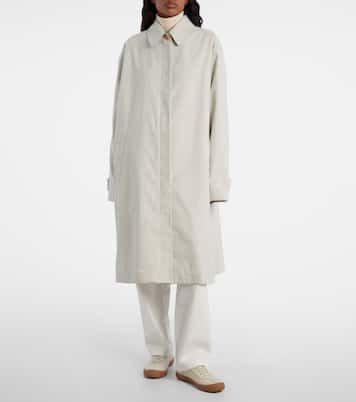 Pluma cotton and cashmere coat | The Row