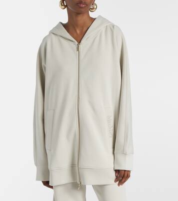 Verbano cotton jersey zip-up hoodie | 'S Max Mara