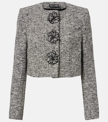 Chaqueta de tweed en mezcla de algodón | Oscar de la Renta