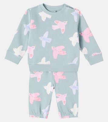 Baby printed cotton jersey tracksuit | Stella McCartney Kids
