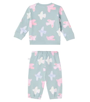 Baby printed cotton jersey tracksuit | Stella McCartney Kids