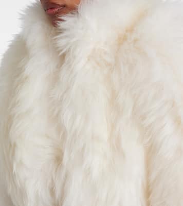 Cropped shearling jacket | Alaïa