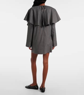 Pinstripe minidress | Ganni