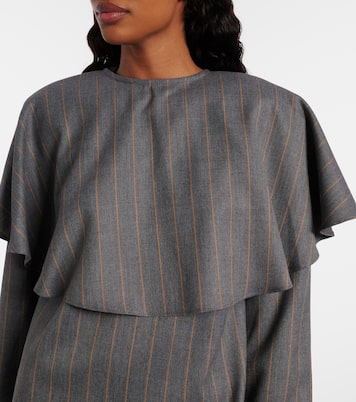 Pinstripe minidress | Ganni