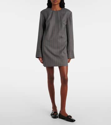 Pinstripe minidress | Ganni