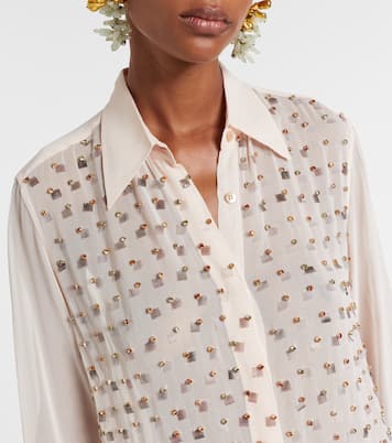 Hemd mit Kristallen | Dries Van Noten