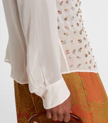 Hemd mit Kristallen | Dries Van Noten