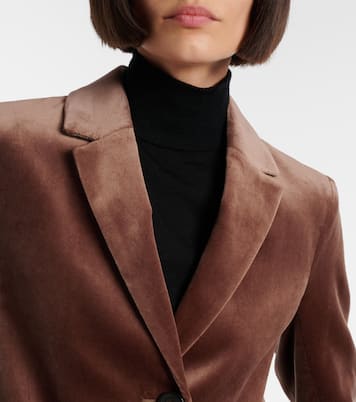 Agata cotton velvet blazer | 'S Max Mara