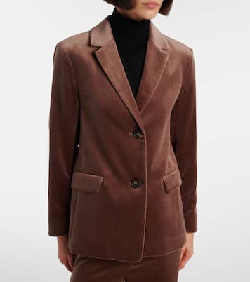Agata cotton velvet blazer | 'S Max Mara