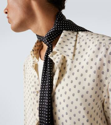 Pañuelo de sarga de seda con lunares | Tom Ford