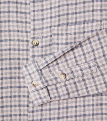 Willum checked shirt  | Wheat