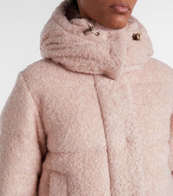 جاكيت من البوكليه محشوة بريش الإوز بغطاء للرأس Virieu | Moncler