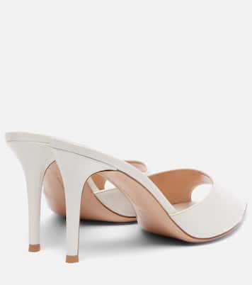 Pantoletten Elle 85 aus Lackleder | Gianvito Rossi