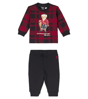 Baby Set aus Pullover und Jogginghose aus Baumwolle | Polo Ralph Lauren Kids
