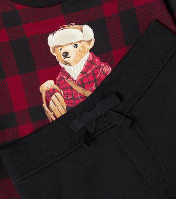 Baby Set aus Pullover und Jogginghose aus Baumwolle | Polo Ralph Lauren Kids