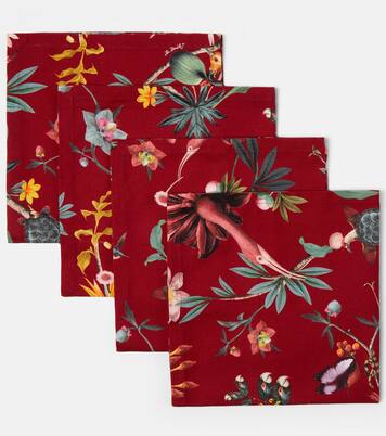 Fantastic Creatures set of 4 cotton napkins by Beto Val | La DoubleJ